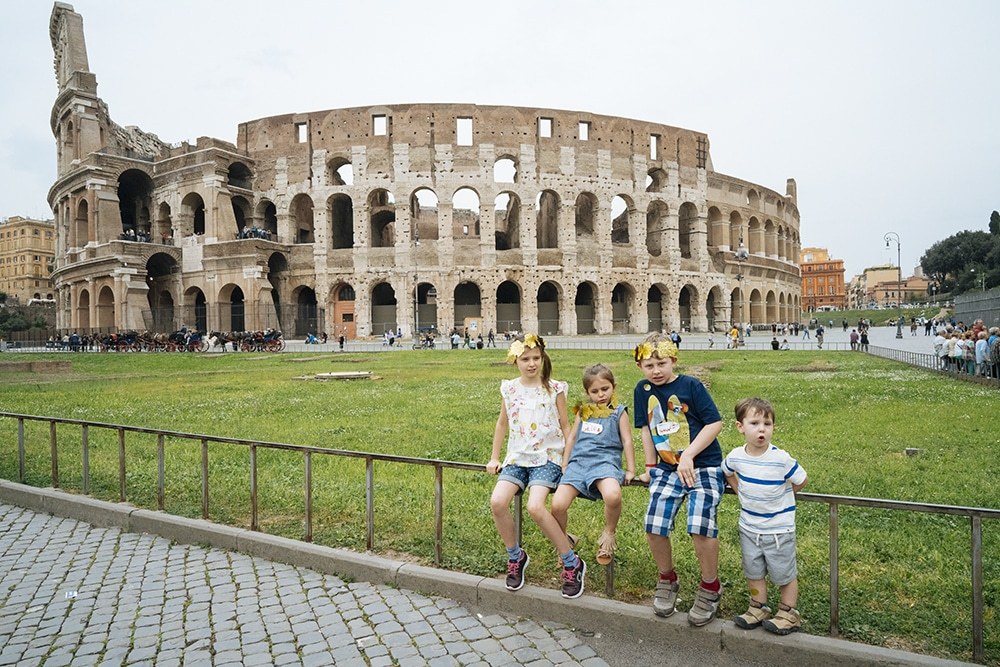 Things to do in Rome with Kids on Colosseum