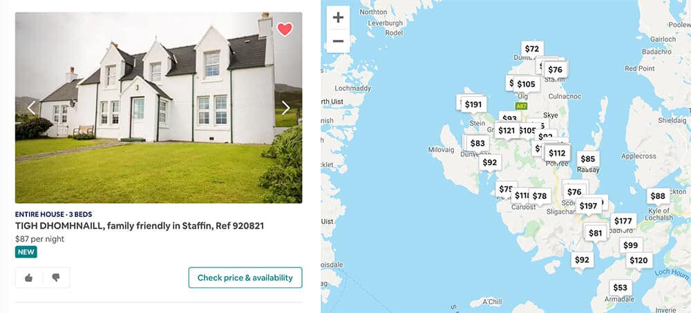 Scotland Itinerary Airbnb Wishlist Isle of Skye