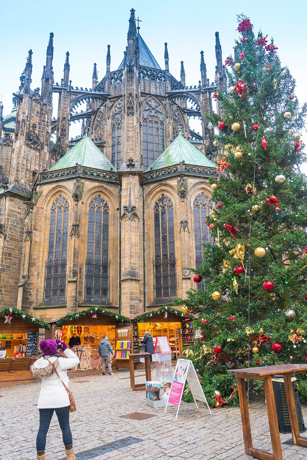 Prague Castle in Prague Christmas Markets