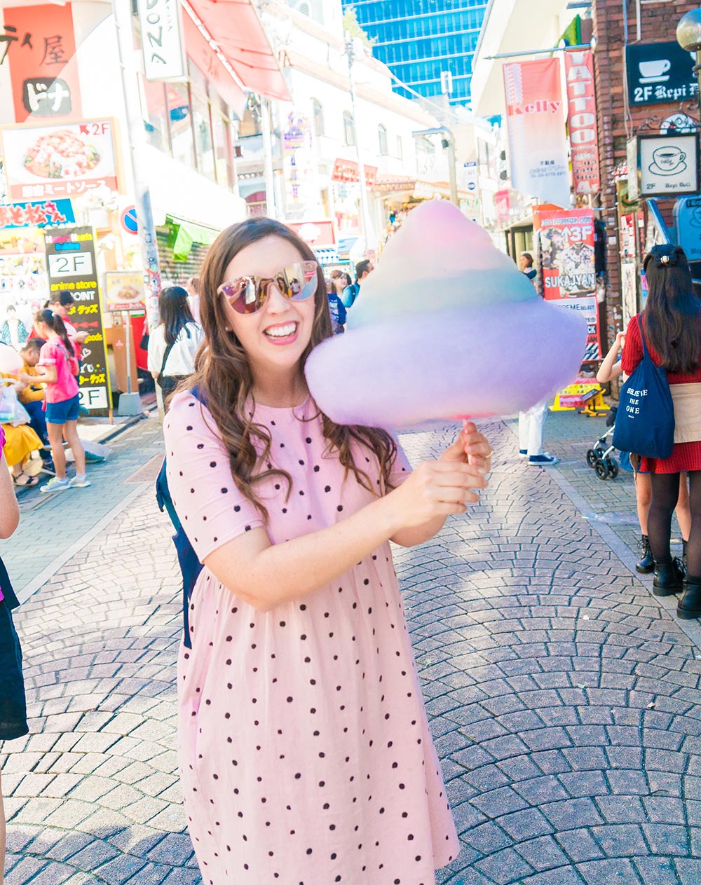 Japan Food Rainbow Cotton Candy