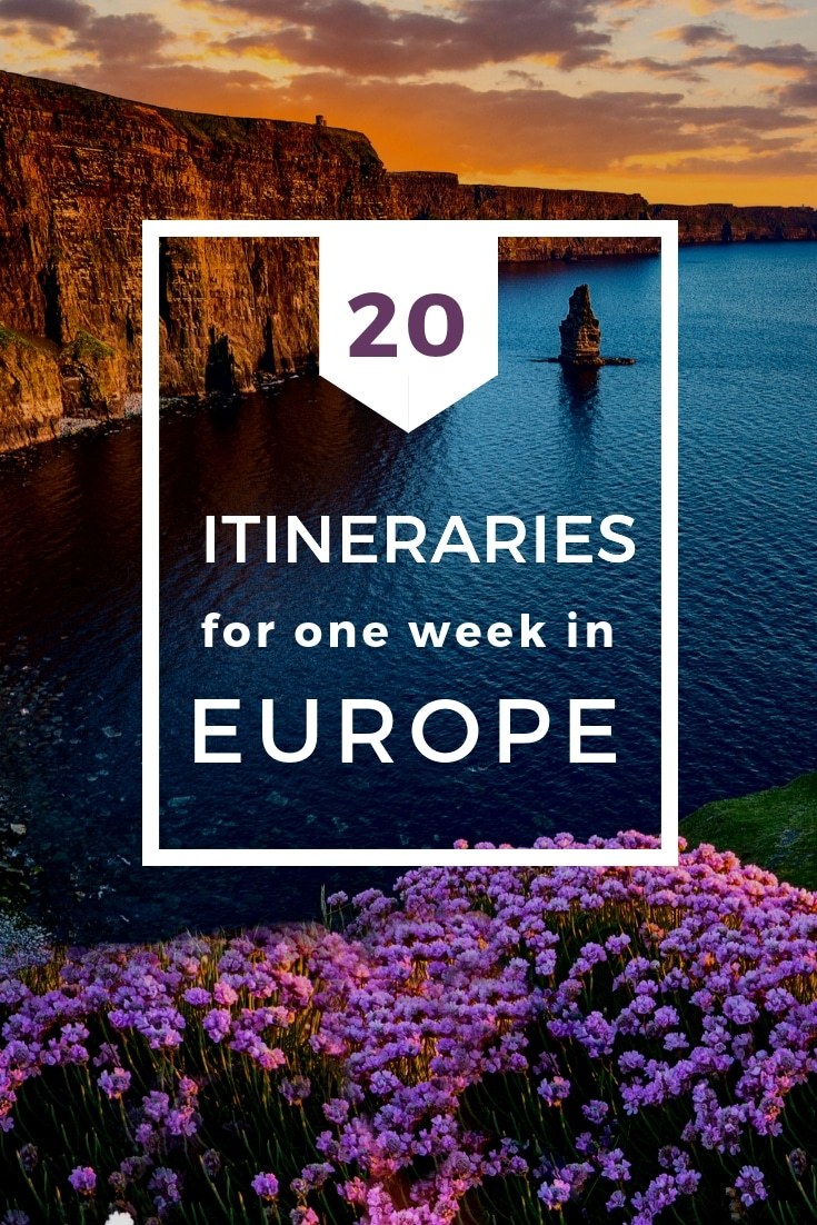 european travel itinerary ideas