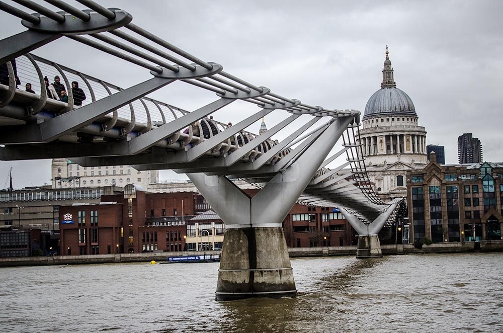 Harry-Potter-London-House-Millenium-Bridge | Wanderlust Crew