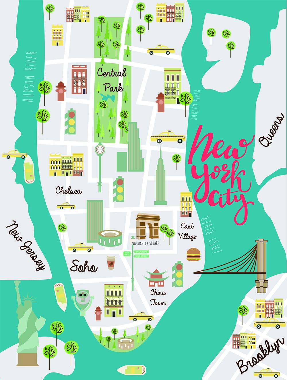 New York City Map For Kids - Get Latest Map Update