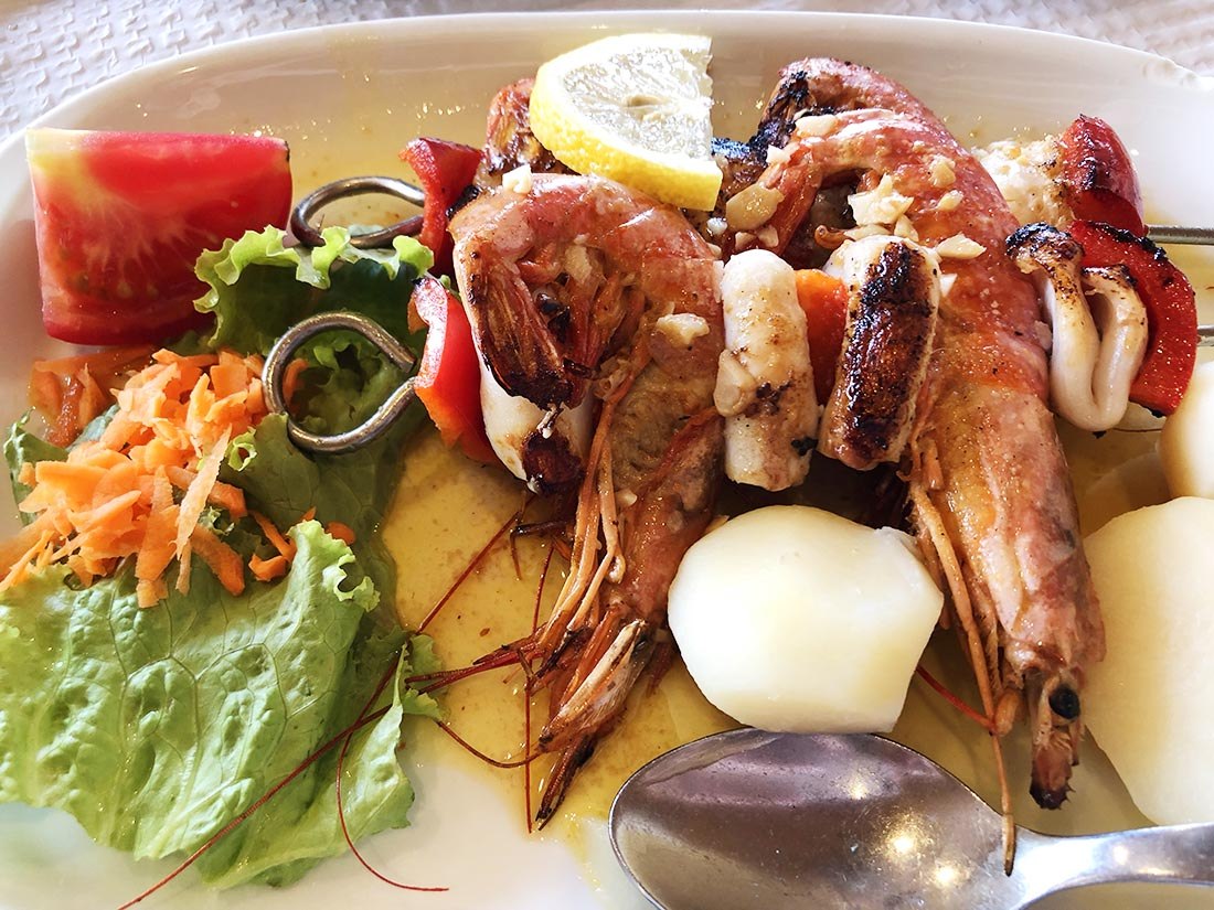 The Azores Food Guide - a plate of seafood