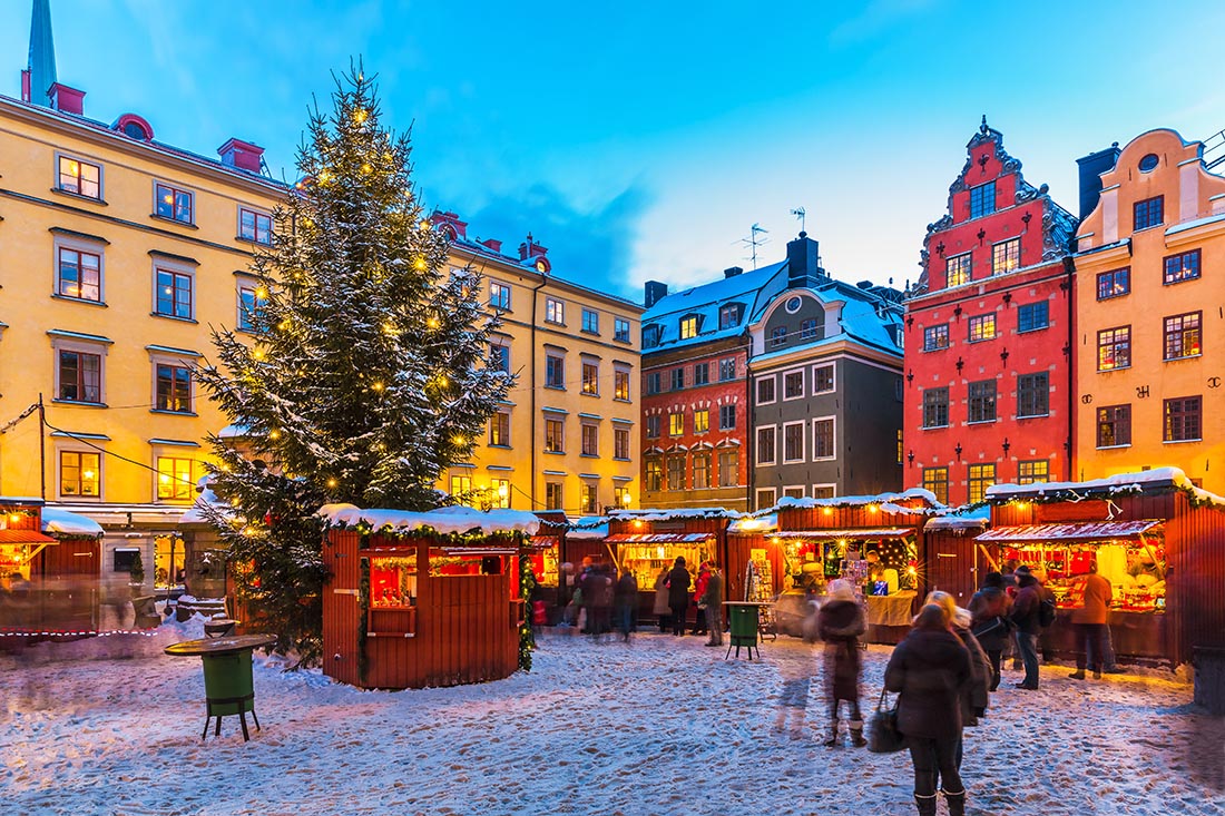 Victoria Gardens Shopping Mall in Lviv with Christmas Decoration