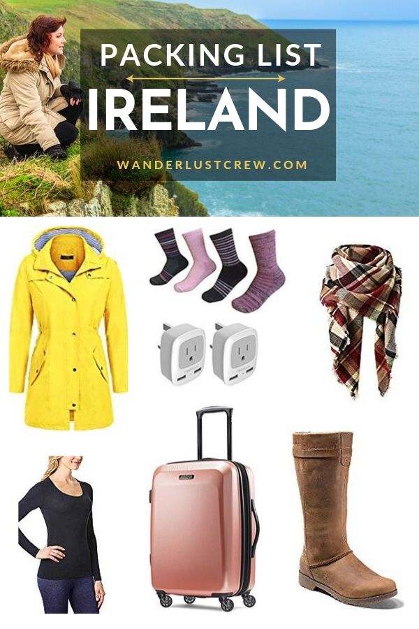 Ireland Packing List