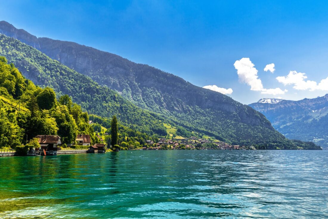 Lake Thun in Switzerland