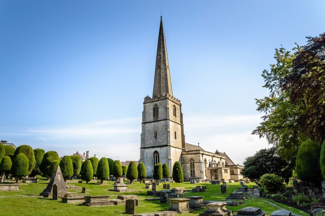 st mary's church in painswick cotswolds