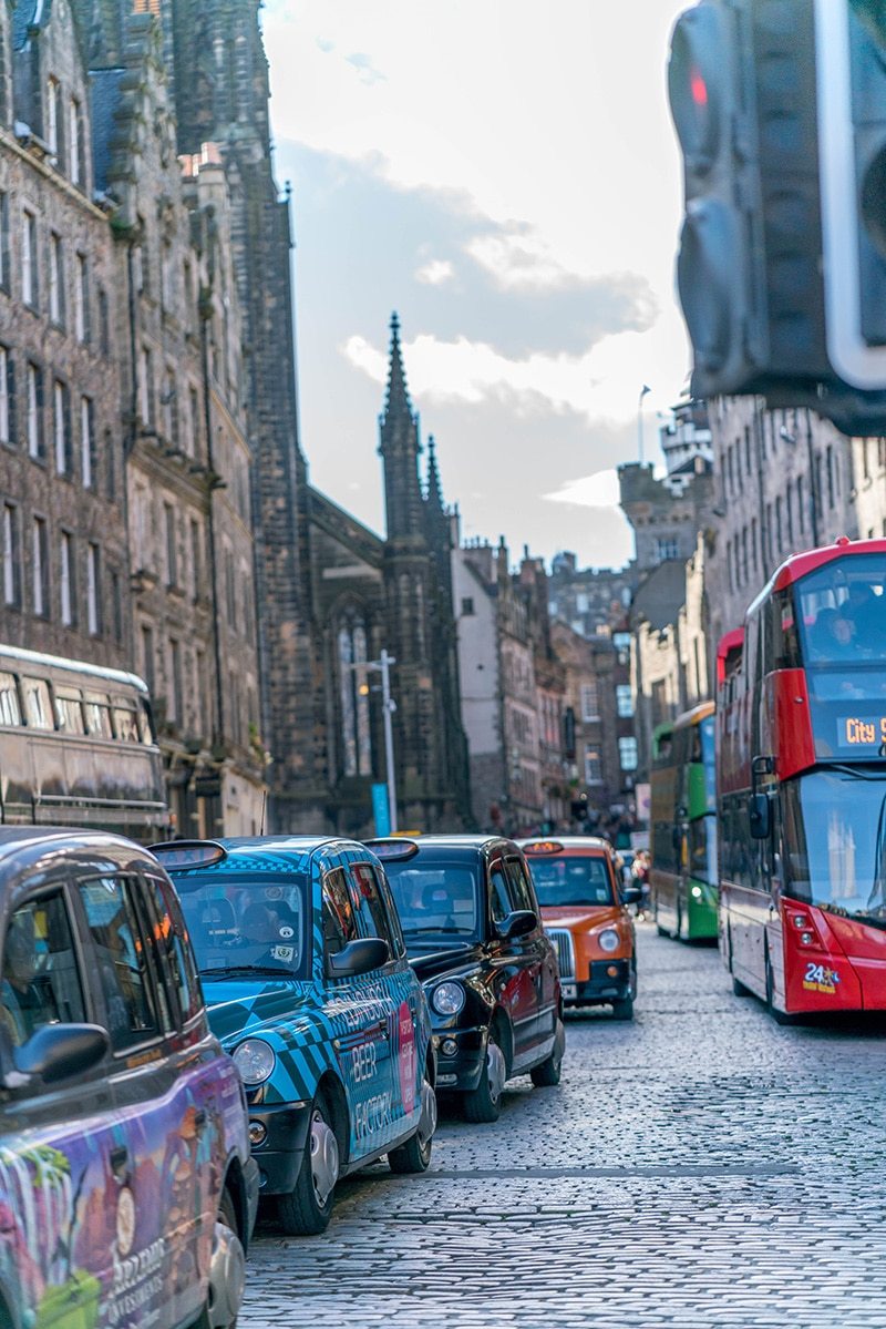 The Royal Mile in Edinburgh, Scotland. Photo by Vanessa Hunt