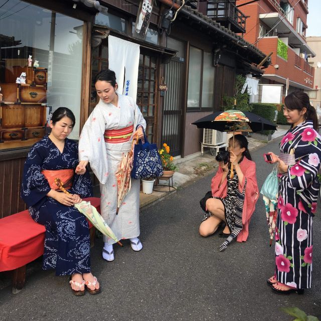 Tokyo: Kimono Dressing, Walking, and Photography Session