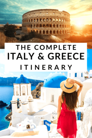 tour packages to italy and greece